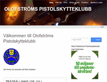 Tablet Screenshot of olofstromspk.se